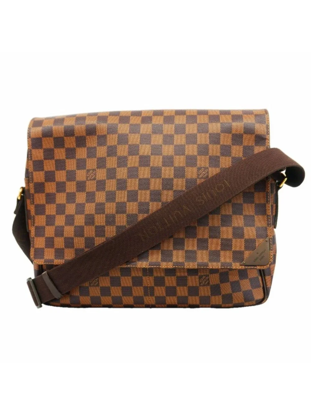 Louis Vuitton Shoulder Bag Damier Shelton GM Ebene